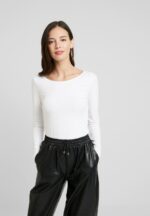 Anna Field kvinner 2 pakke langermet topp svart/hvit P266L550 - Bilde 3
