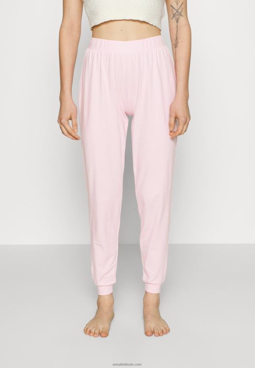 Anna Field kvinner 2 pakke pyjamasbukser sort/hvit P266L1075 - Bilde 3