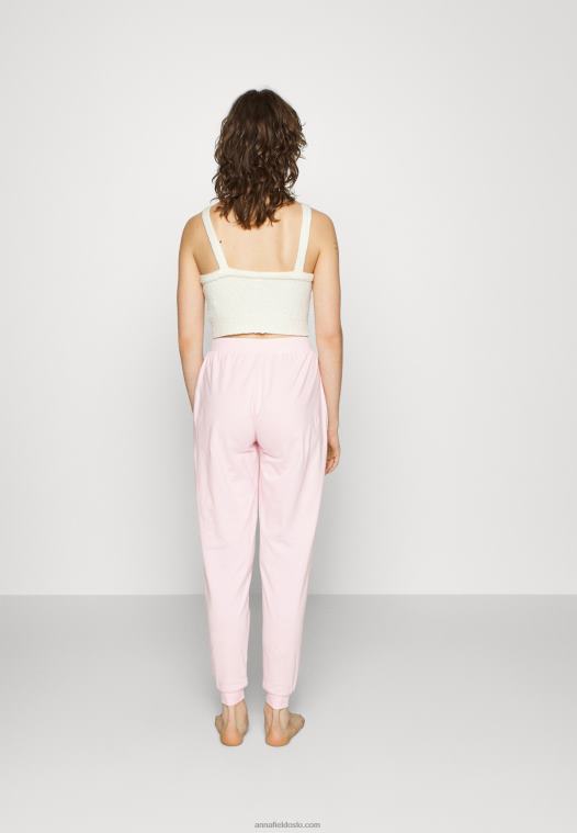 Anna Field kvinner 2 pakke pyjamasbukser sort/hvit P266L1075 - Bilde 4