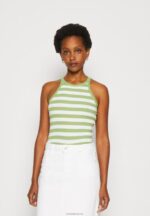 Anna Field kvinner 2 pakke topp off-white/grønn P266L479 - Bilde 2