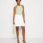 Anna Field kvinner 2 pakke topp off-white/grønn P266L479