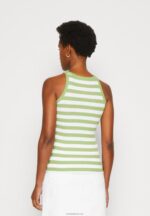 Anna Field kvinner 2 pakke topp off-white/grønn P266L479 - Bilde 3