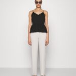 Anna Field kvinner 2 pakke topp svart/hvit P266L427