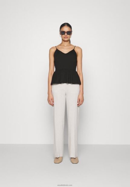 Anna Field kvinner 2 pakke topp svart/hvit P266L427