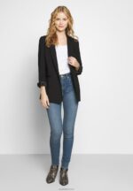 Anna Field kvinner 2 pakke topp svart/hvit P266L442 - Bilde 2