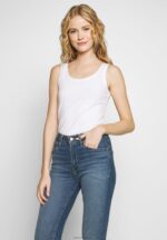Anna Field kvinner 2 pakke topp svart/hvit P266L442 - Bilde 3