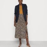 Anna Field kvinner 2 pakke topp svart/khaki P266L401