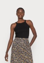 Anna Field kvinner 2 pakke topp svart/khaki P266L401 - Bilde 4