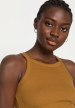 Anna Field kvinner 2 pakke topp svart/khaki P266L401 - Bilde 6