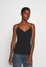 Anna Field kvinner 2 pakke topp svart/svart P266L471 - Bilde 2