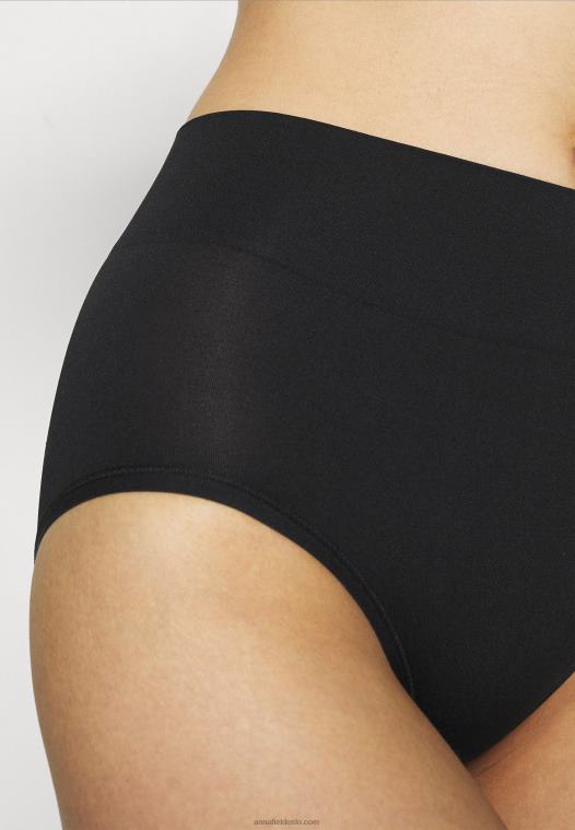 Anna Field kvinner 2-siders shorts med høy midje, svart P266L1010 - Bilde 4