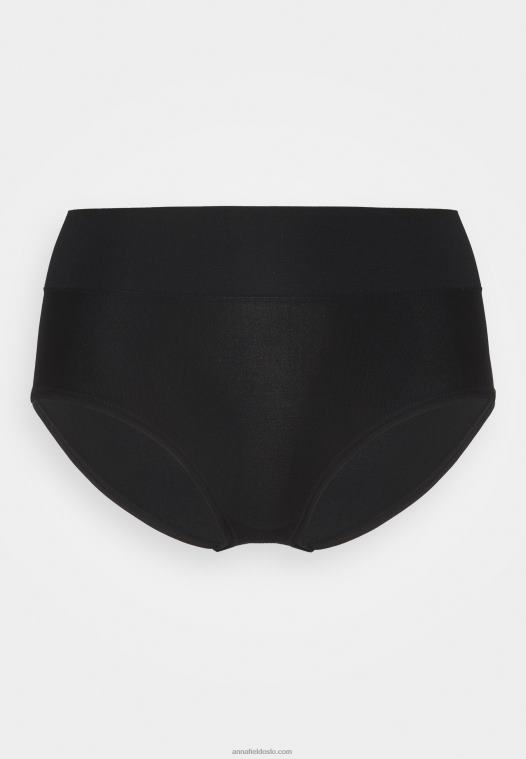 Anna Field kvinner 2-siders shorts med høy midje, svart P266L1010 - Bilde 7
