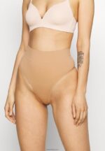 Anna Field kvinner 2p høy midje string string tan tan P266L1013 - Bilde 2