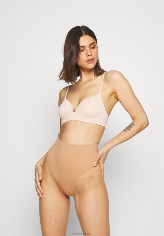 Anna Field kvinner 2p høy midje string string tan tan P266L1013 - Bilde 1