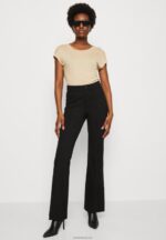 Anna Field kvinner 3-pack basic t-skjorte beige/off-white/rød P266L301 - Bilde 6