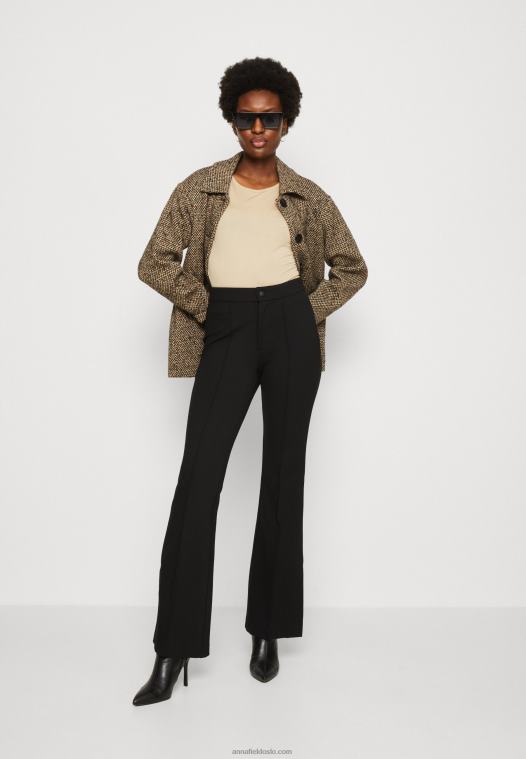 Anna Field kvinner 3-pack basic t-skjorte beige/off-white/rød P266L301 - Bilde 1