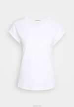 Anna Field kvinner 3-pack basic t-skjorte svart/hvit/flekket lys grå P266L266 - Bilde 13