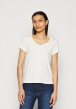 Anna Field kvinner 3-paks basic t-skjorte mørk gul/lilla/hvit P266L255 - Bilde 2
