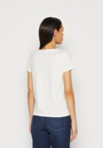 Anna Field kvinner 3-paks basic t-skjorte mørk gul/lilla/hvit P266L255 - Bilde 3
