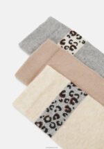 Anna Field kvinner 5 pakke sokker beige/grå P266L1124 - Bilde 2
