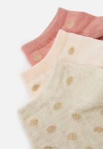 Anna Field kvinner 5 pakke sokker hvit/beige/rosa P266L1136 - Bilde 2