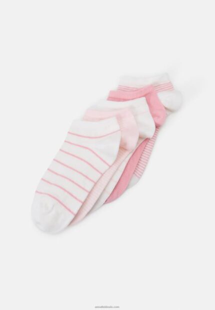 Anna Field kvinner 5-paks sokker flerfarget P266L1148