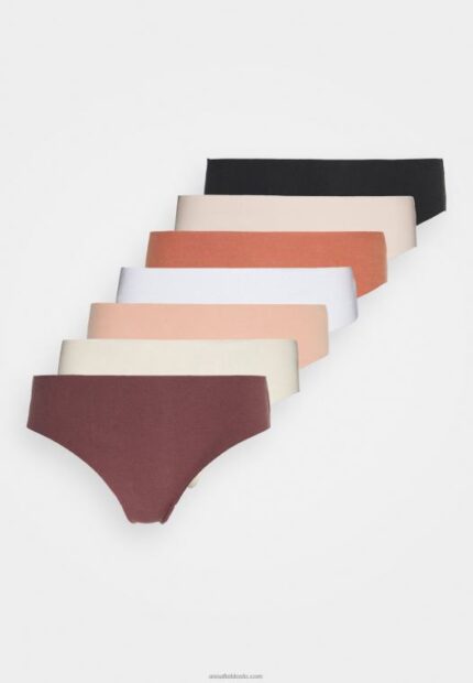 Anna Field kvinner 7-paknings thong naken P266L970