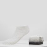 Anna Field kvinner 8pp sneaker sokker sokker grå P266L1146