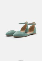 Anna Field kvinner ankelstropp ballett pumps mint P266L2161 - Bilde 3