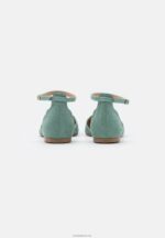 Anna Field kvinner ankelstropp ballett pumps mint P266L2161 - Bilde 4