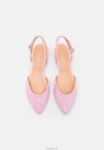 Anna Field kvinner ankelstropp ballettpumper rosa P266L2177 - Bilde 6