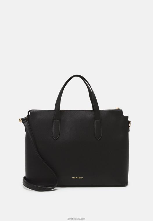 anna_field_kvinner_baerbar_bag_svart_p266l2574.jpg Anna Field kvinner bærbar bag svart P266L2574 - Bilde 1
