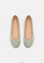 Anna Field kvinner ballett pumps grønn P266L2149 - Bilde 6