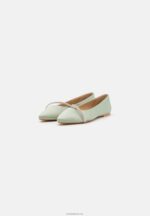 Anna Field kvinner ballett pumps grønn P266L2150 - Bilde 3