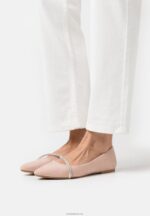 Anna Field kvinner ballett pumps lys rosa P266L2118