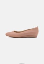 Anna Field kvinner ballettpumper i skinn lys rosa P266L2128 - Bilde 2