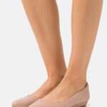 Anna Field kvinner ballettpumper i skinn lys rosa P266L2128