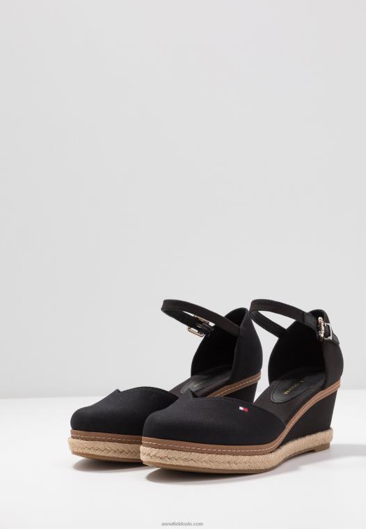 Anna Field kvinner basic lukket tå mid wedge wedges svart P266L1710 - Bilde 6