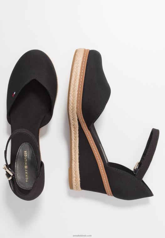 Anna Field kvinner basic lukket tå mid wedge wedges svart P266L1710 - Bilde 8