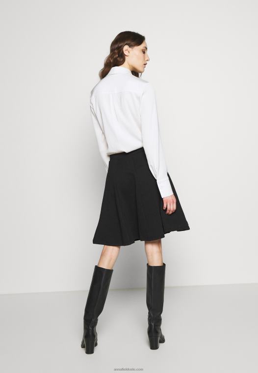 Anna Field kvinner basic mini a-line skjørt miniskjørt svart P266L791 - Bilde 3