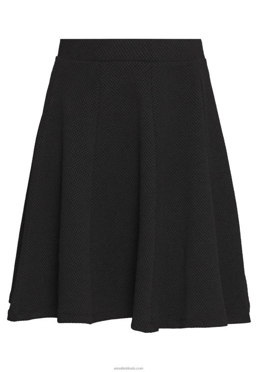 Anna Field kvinner basic mini a-line skjørt miniskjørt svart P266L791 - Bilde 4