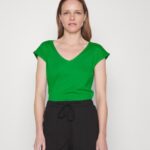 Anna Field kvinner basic t-skjorte grønn P266L296
