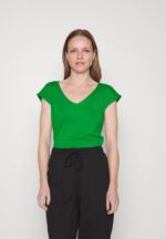 Anna Field kvinner basic t-skjorte grønn P266L296