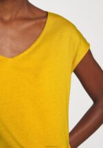 Anna Field kvinner basic t-skjorte gylden gul P266L279 - Bilde 7