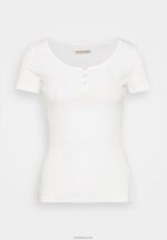 Anna Field kvinner basic t-skjorte hvit P266L238