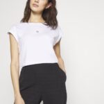 Anna Field kvinner basic t-skjorte hvit P266L280