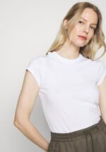 Anna Field kvinner basic t-skjorte hvit P266L304 - Bilde 6