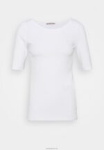 Anna Field kvinner basic t-skjorte hvit P266L376