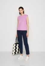 Anna Field kvinner basic t-skjorte lilla P266L363 - Bilde 2