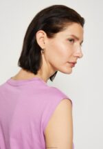 Anna Field kvinner basic t-skjorte lilla P266L363 - Bilde 4